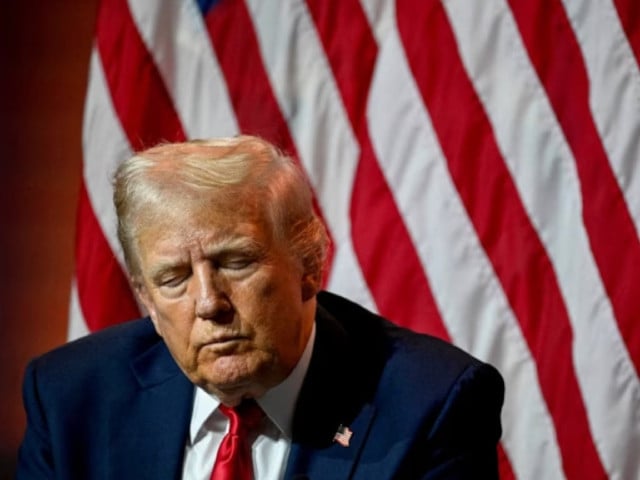 republican presidential nominee and former u s president donald trump closes his eyes during a panel of the national association of black journalists nabj convention in chicago illinois us july 31 2024 photo reuters